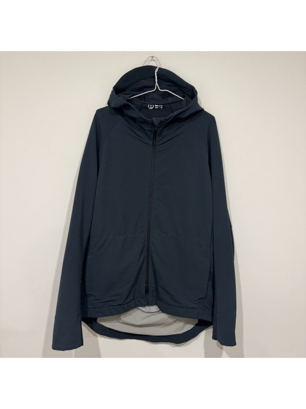 Outlier Mens Woolback FreeShell Hoodie Jacket Merino Nylon Size L Gray